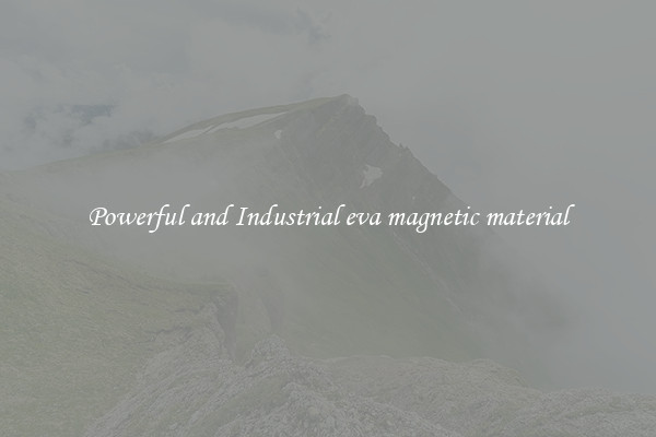 Powerful and Industrial eva magnetic material