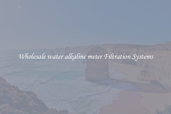 Wholesale water alkaline meter Filtration Systems