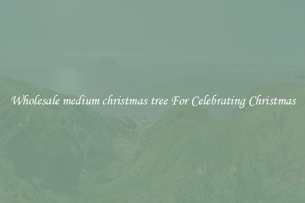 Wholesale medium christmas tree For Celebrating Christmas