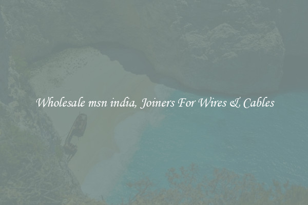 Wholesale msn india, Joiners For Wires & Cables