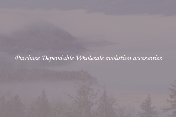 Purchase Dependable Wholesale evolution accessories