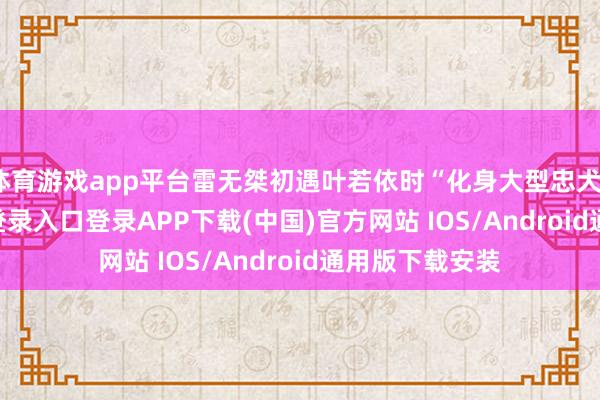 体育游戏app平台雷无桀初遇叶若依时“化身大型忠犬”-开云kaiyun登录入口登录APP下载(中国)官方网站 IOS/Android通用版下载安装