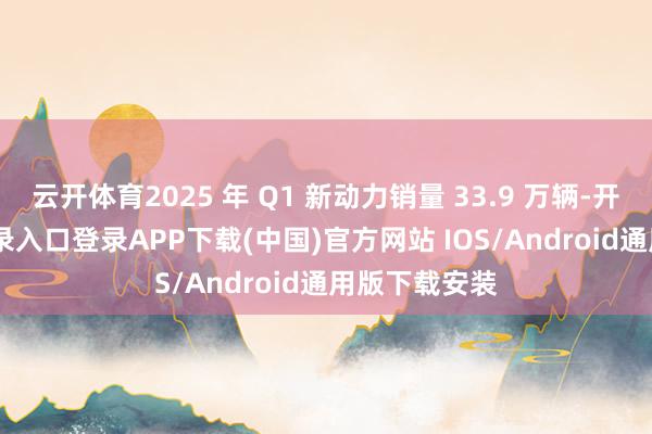 云开体育2025 年 Q1 新动力销量 33.9 万辆-开云kaiyun登录入口登录APP下载(中国)官方网站 IOS/Android通用版下载安装