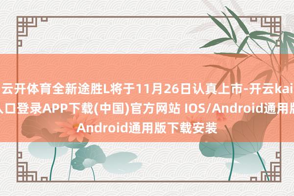 云开体育全新途胜L将于11月26日认真上市-开云kaiyun登录入口登录APP下载(中国)官方网站 IOS/Android通用版下载安装