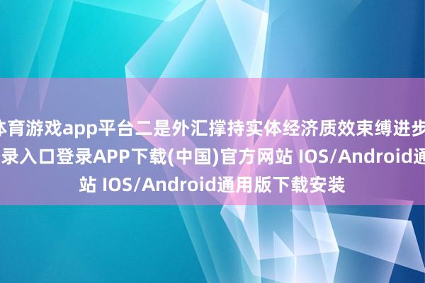 体育游戏app平台二是外汇撑持实体经济质效束缚进步-开云kaiyun登录入口登录APP下载(中国)官方网站 IOS/Android通用版下载安装